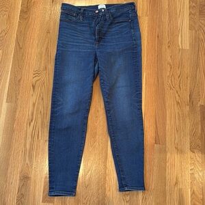 Jcrew Women’s Toothpick High Rise 10 inch Skinny Jeans Size 32 EUC
